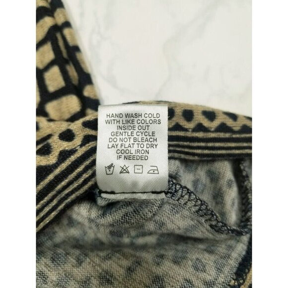 Tacera Womens Geometric Print Dress Keyhole Accent P/M Petite Workwear Office - Picture 5 of 11